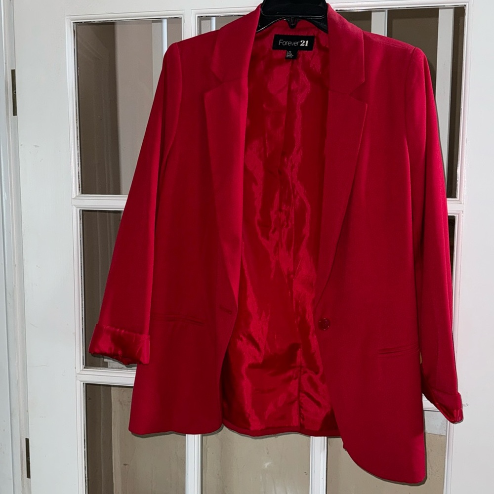 Red blazer - Picture 2 of 3
